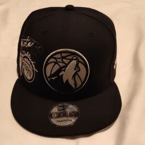 New Era Black and Gray Snapback Hat